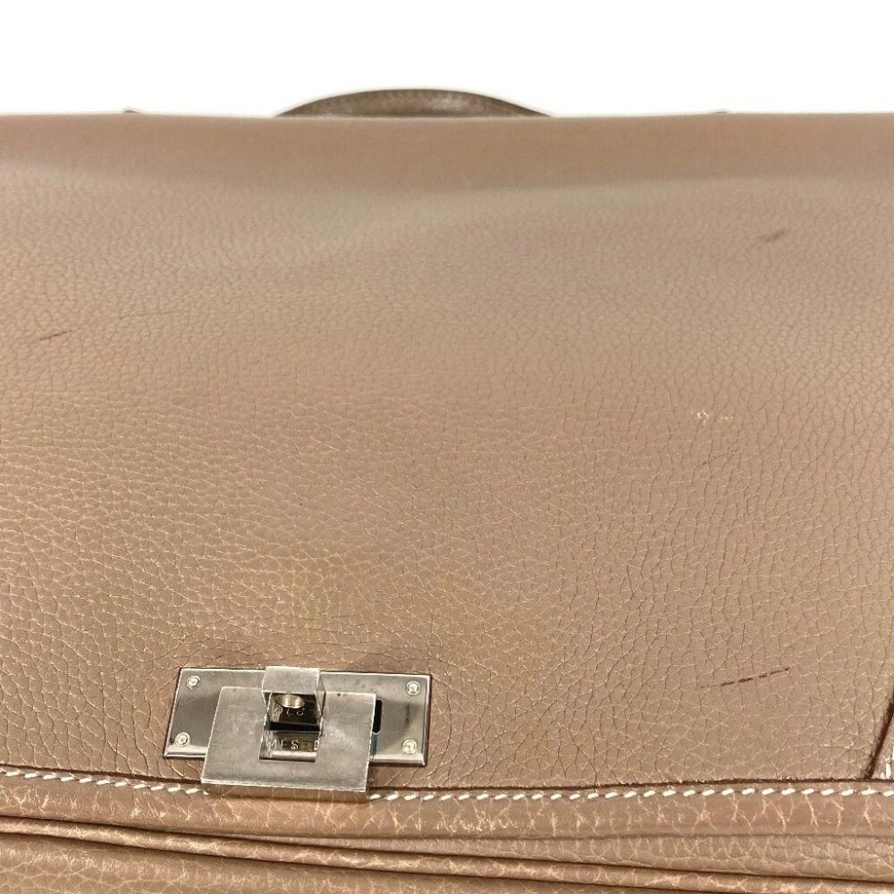 HERMES flap Victoria Messenger Bag 2WAY Bag Shoulder Bag Crossbody Hand Bag - Picture 5 of 14